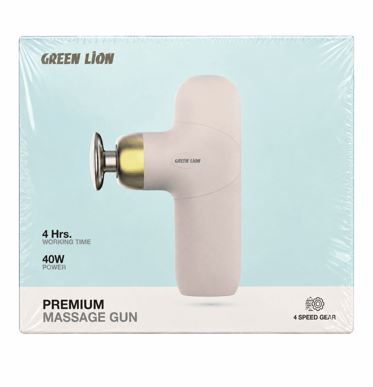ماساژور تفنگی گرین‌لاین مدل Premium Massage Gun توان ۴۰ وات