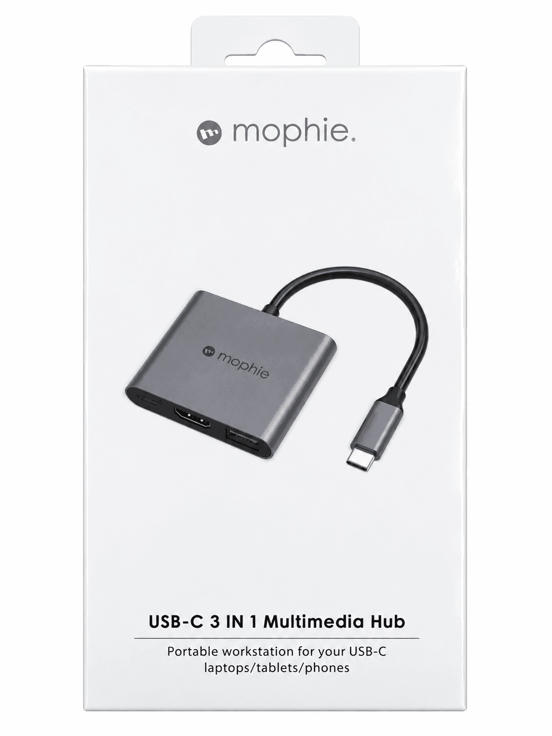 هاب چندرسانه‌ای موفی USB-C مدل 3 in 1
