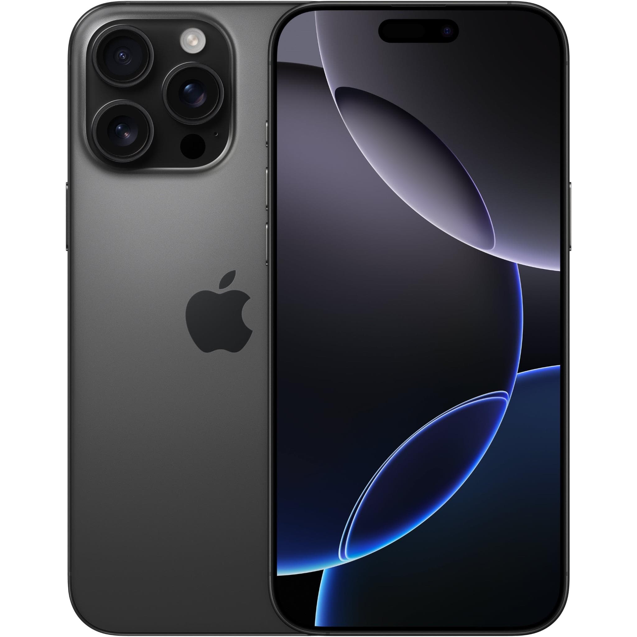 گوشی کارکرده اپل iPhone 16 Pro Max ZA/A مشکی – سلامت باتری ۹۰٪ – درِ پشت تعویض‌شده